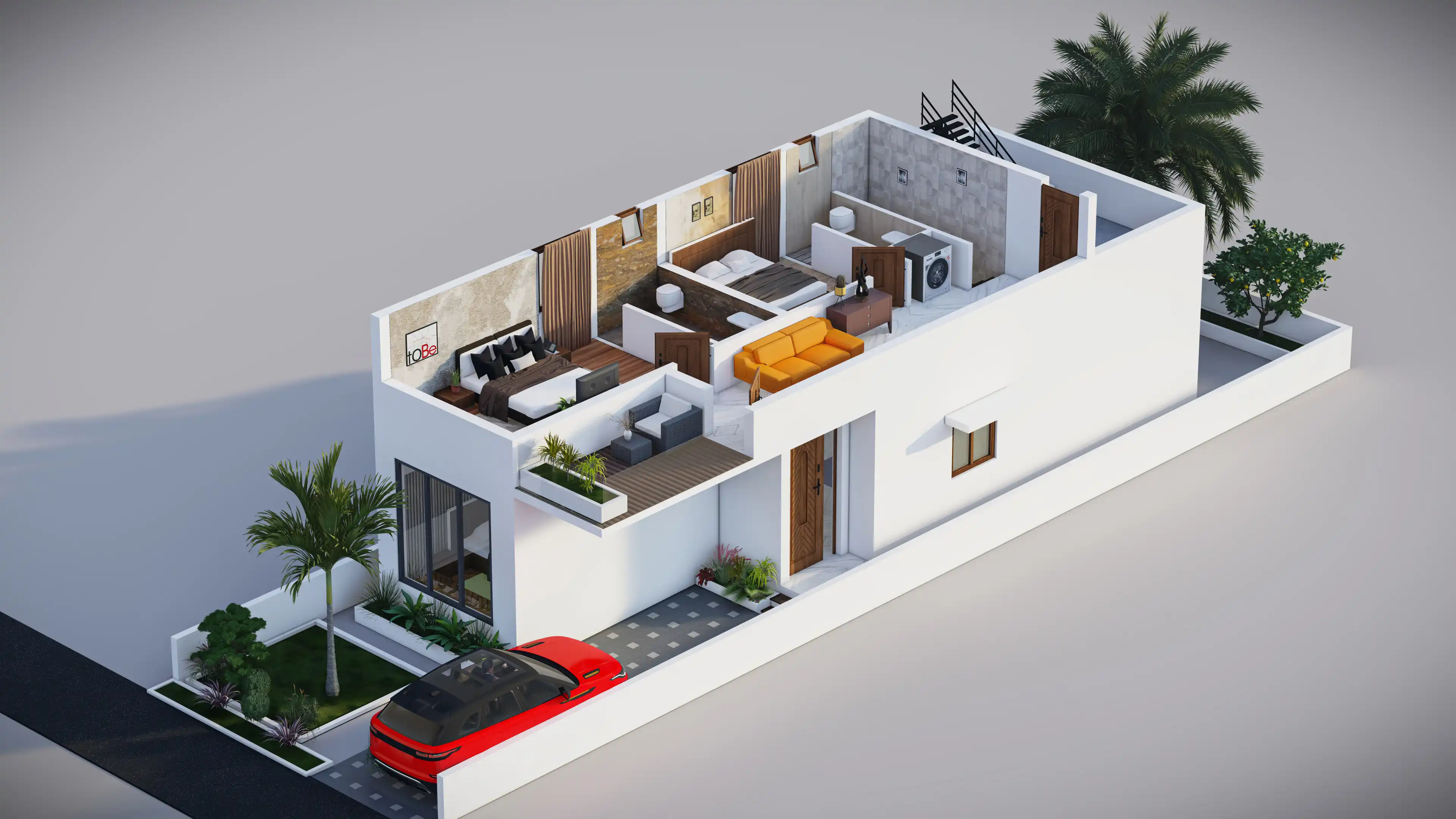 Modern luxury architectural house design